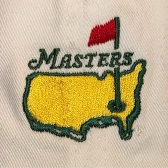 Vintage Y2k The Masters Golf American Needle Embroidered Logo Strapback Cap Hat - Picture 2 of 8